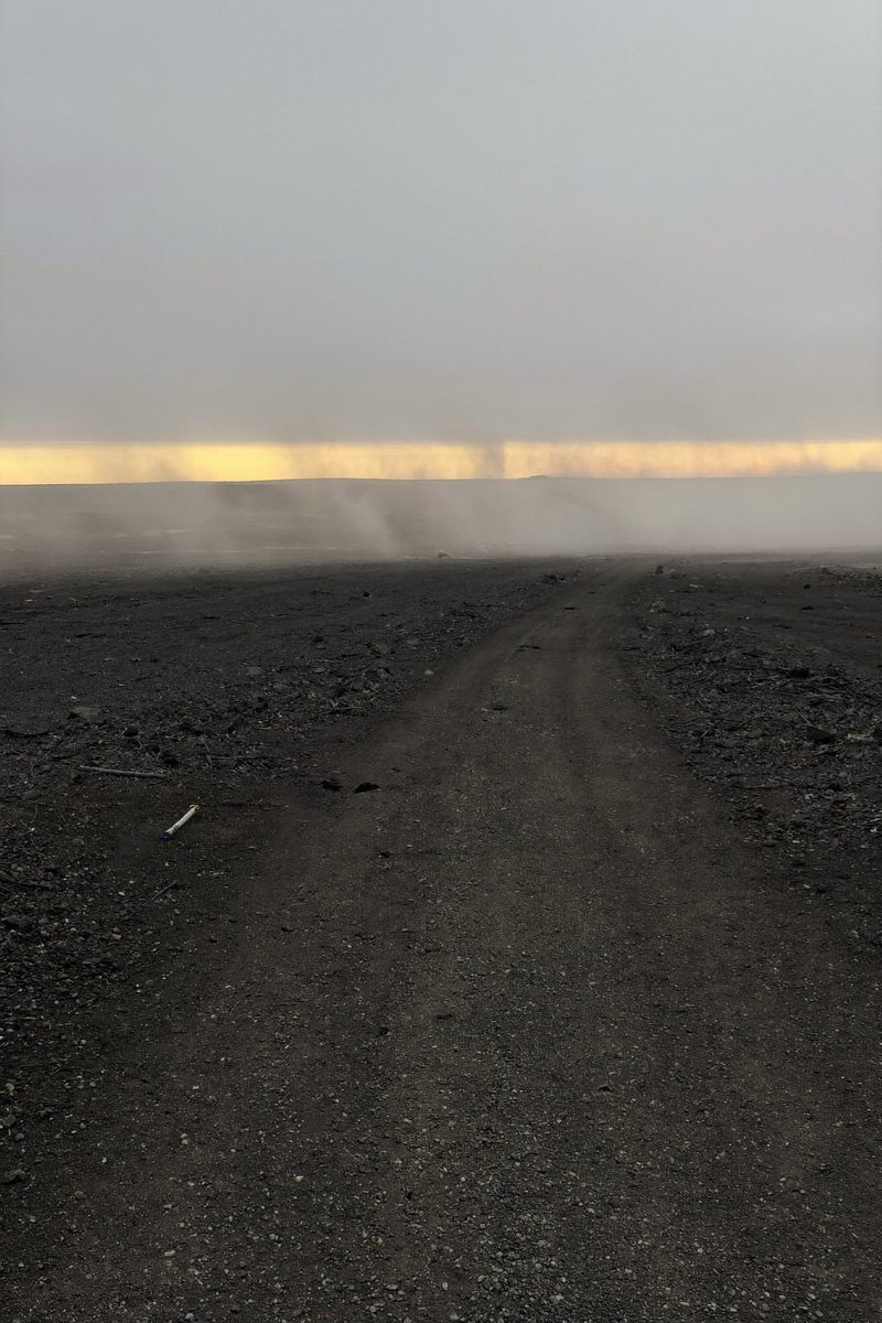 Moodboard: empty road towards the horizon